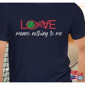 Funny Tennis Shirt Lovers Navy Blue T Tshirt Classic